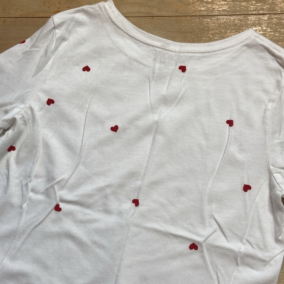 🌺 OLD NAVY Heart Print Softest Tee - Picture 6 of 7